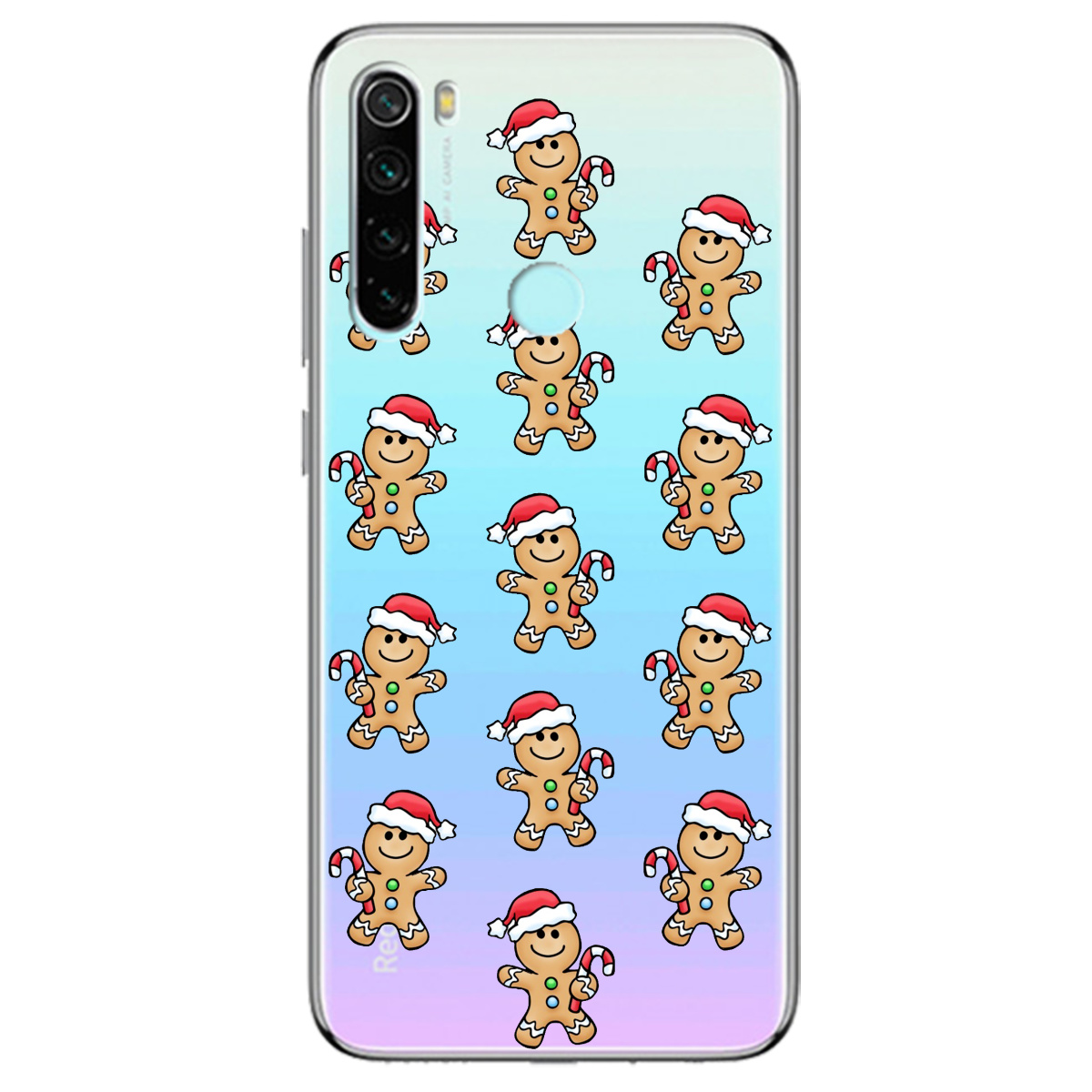 Чехол для Xiaomi Redmi Note 8T Gingerbread man - фото 1
