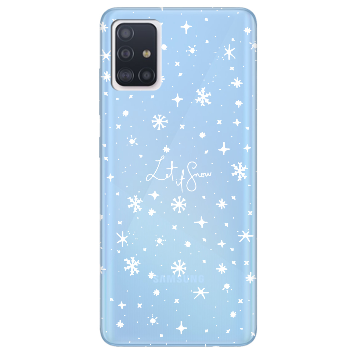 Чехол для Samsung Galaxy A51 Let it snow - фото 1