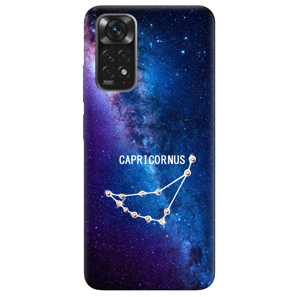 Чехол для Xiaomi Redmi Note 11 Capriconus (Козерог) со сразами - фото 1