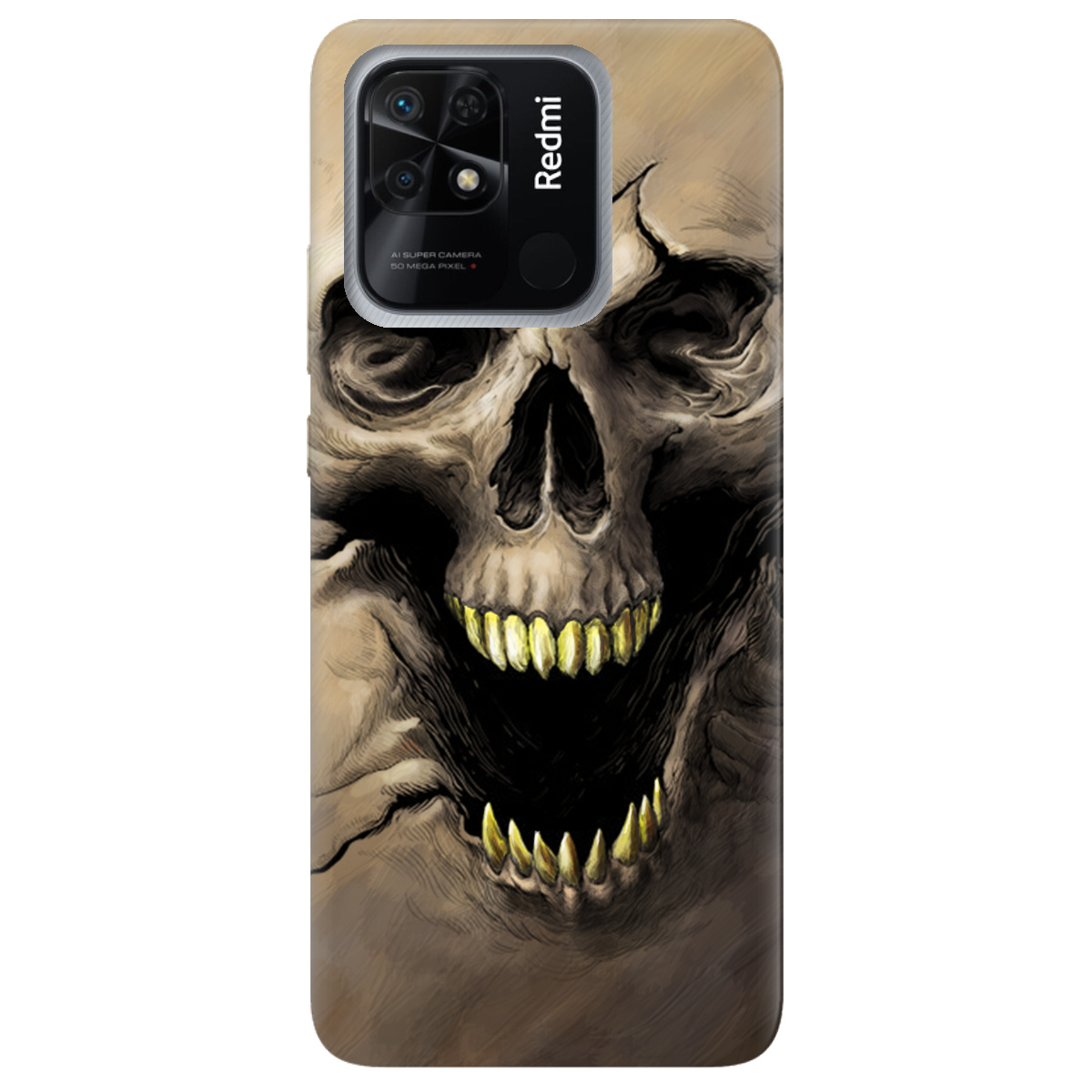 Чохол для Xiaomi Redmi 10C Skull - фото 1