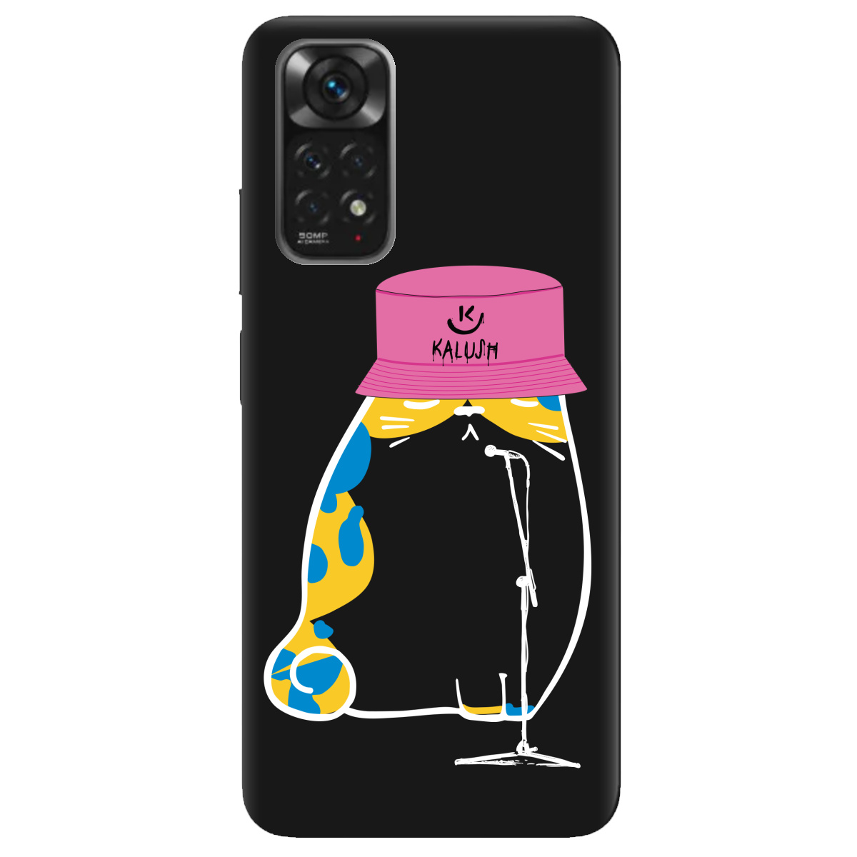 Чохол для Xiaomi Redmi Note 11 чорний матовий soft touch Калуш - фото 1