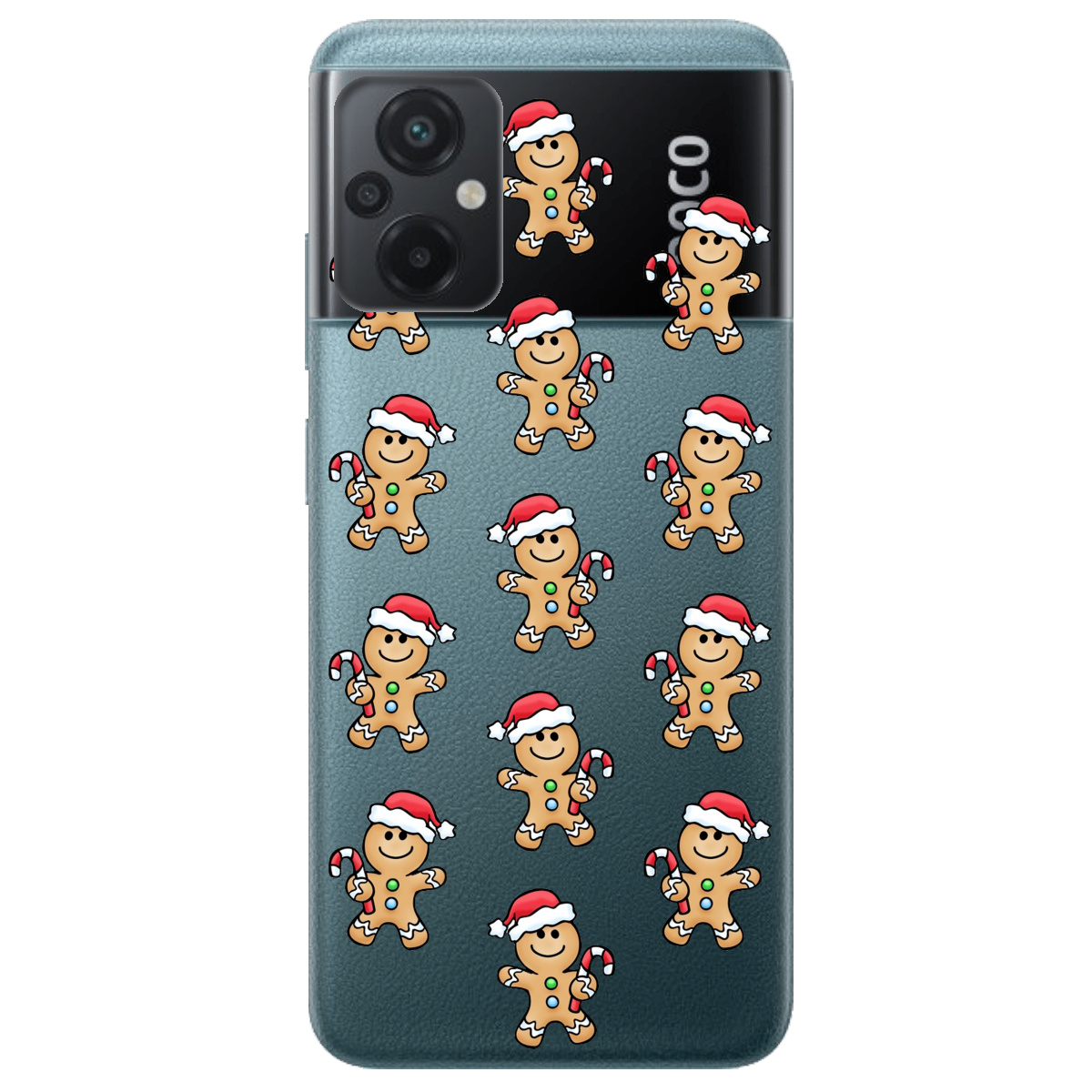 Чехол для Xiaomi Poco M5 Gingerbread man - фото 1