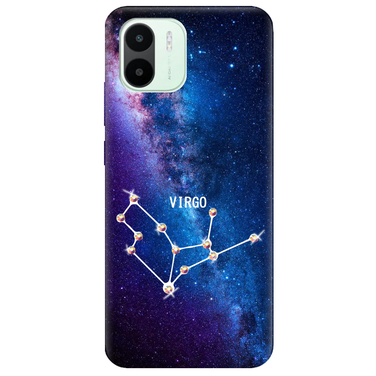 Чехол для Xiaomi Redmi A1 Virgo (Дева) со стразами - фото 1