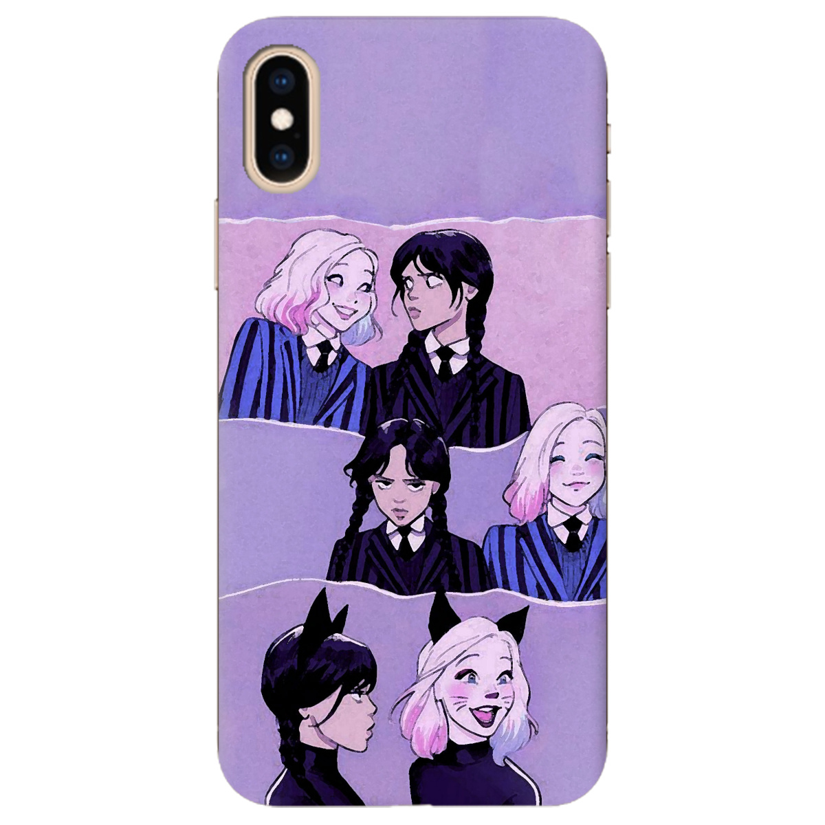 Чехол для Apple iPhone XS Wednesday - фото 1