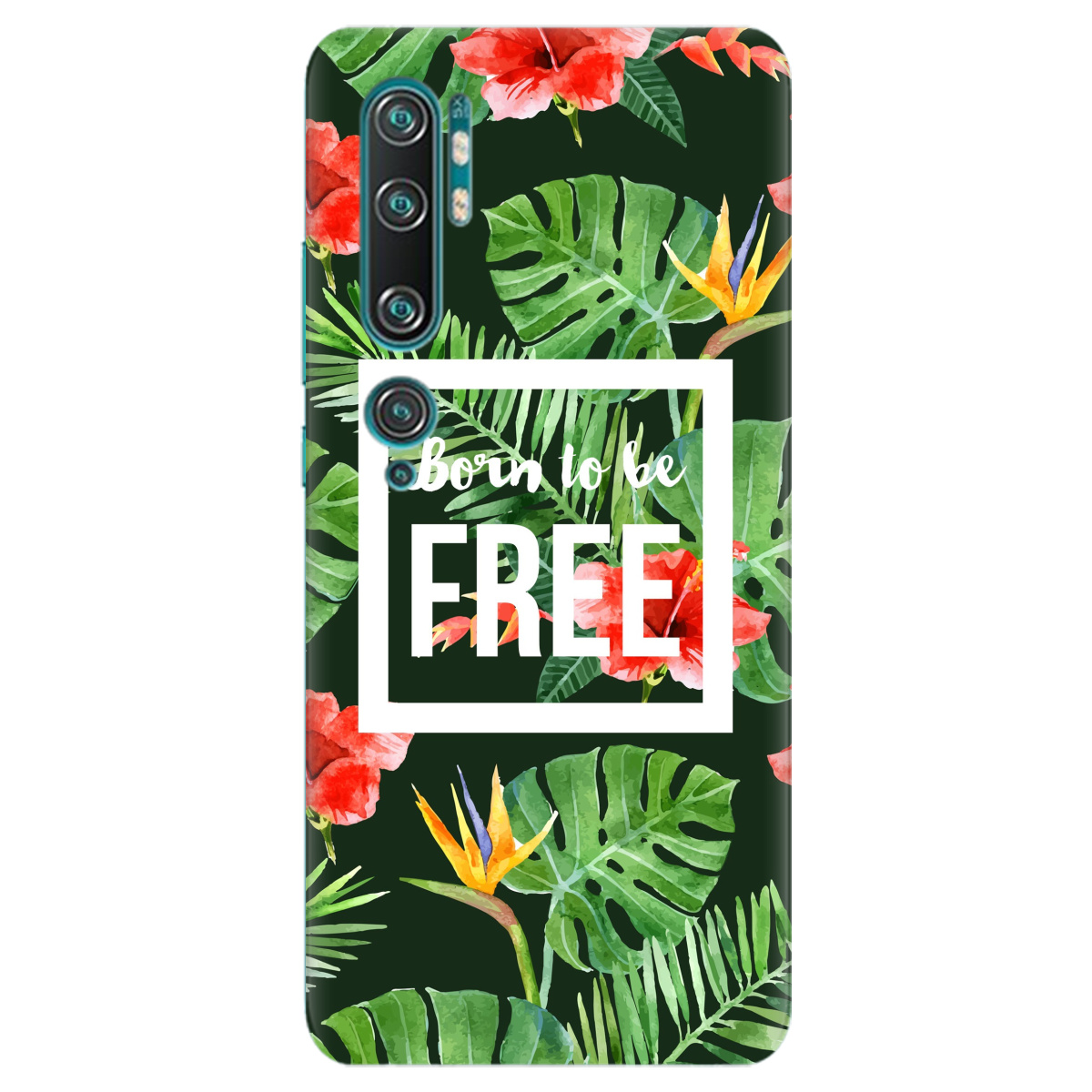 Чехол для Xiaomi Mi Note 10 Pro Born to be free - фото 1