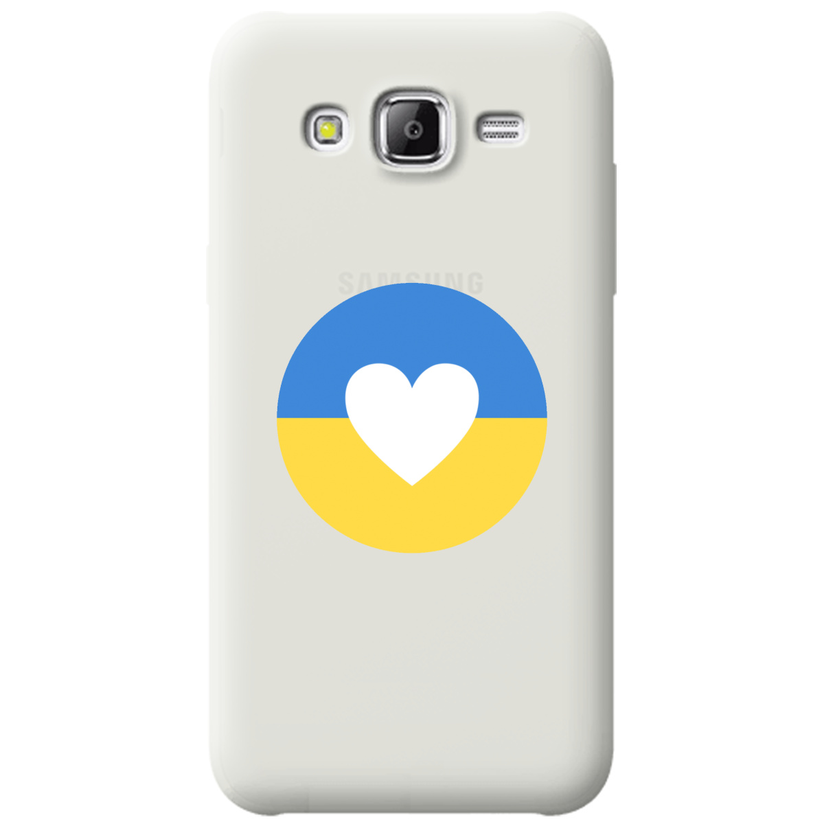 Чохол для Samsung Galaxy J5 2015 напівпрозорий матовий soft touch Кохана Україна - фото 1