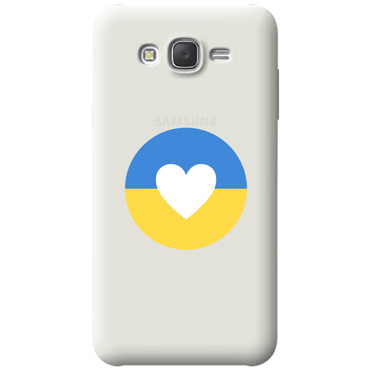 Чохол для Samsung Galaxy J7 2015 напівпрозорий матовий soft touch Кохана Україна - фото 1