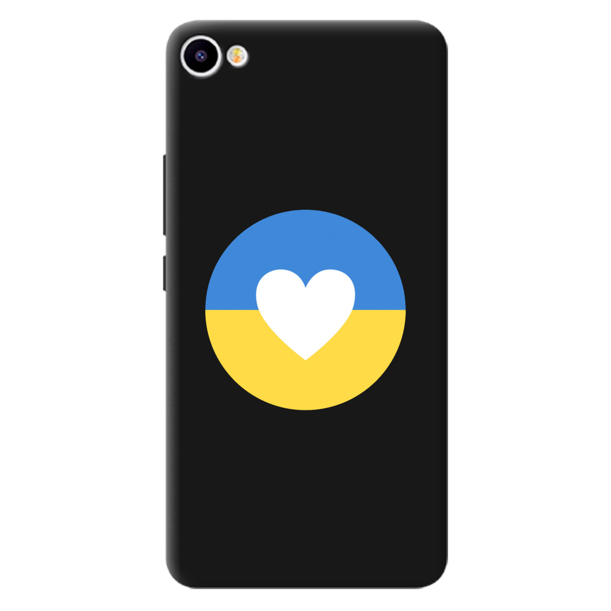 Чохол для Meizu U10 чорний матовий soft touch Кохана Україна - фото 1