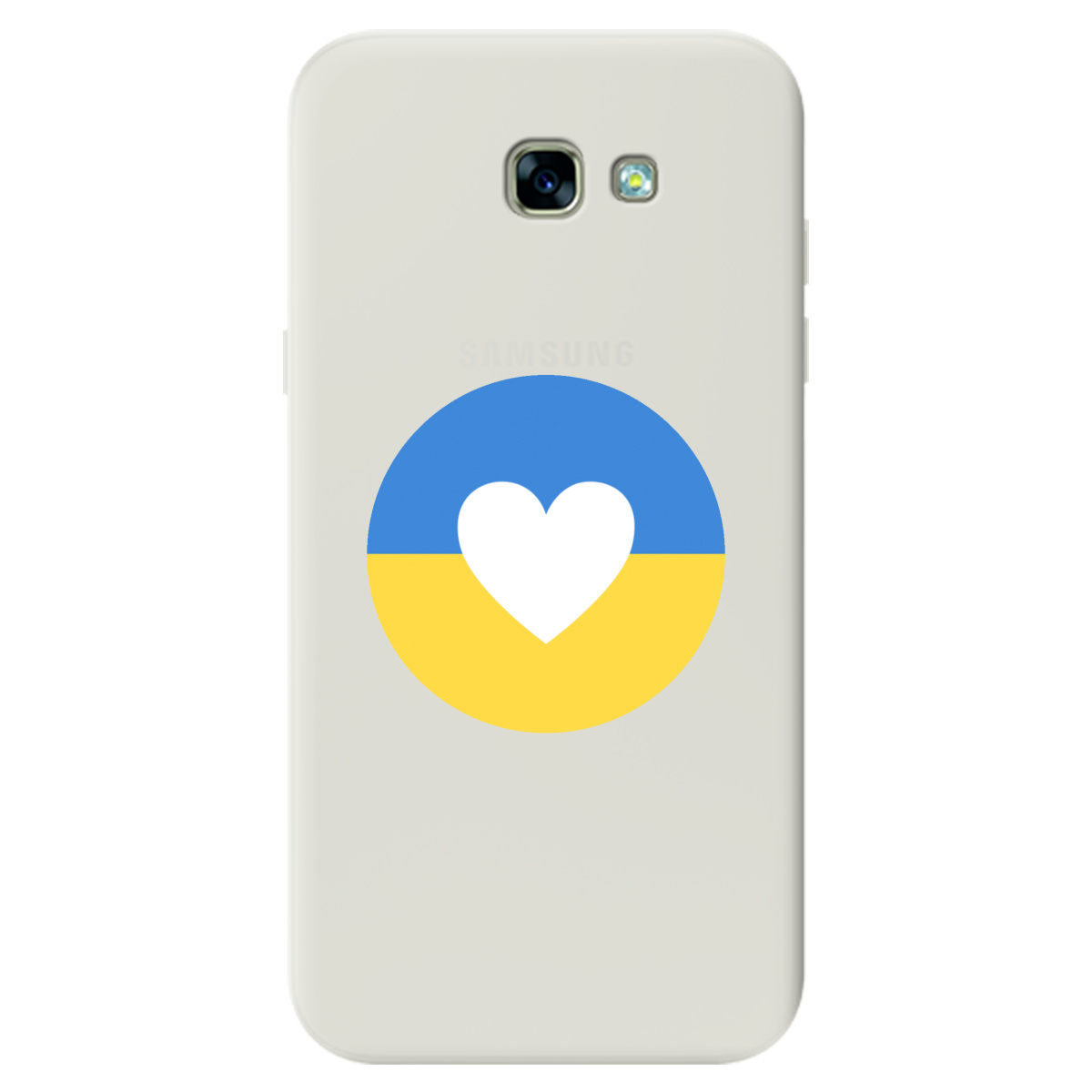 Чехол для Samsung Galaxy A3 2017 полупрозрачный матовый soft touch Кохана Україна - фото 1