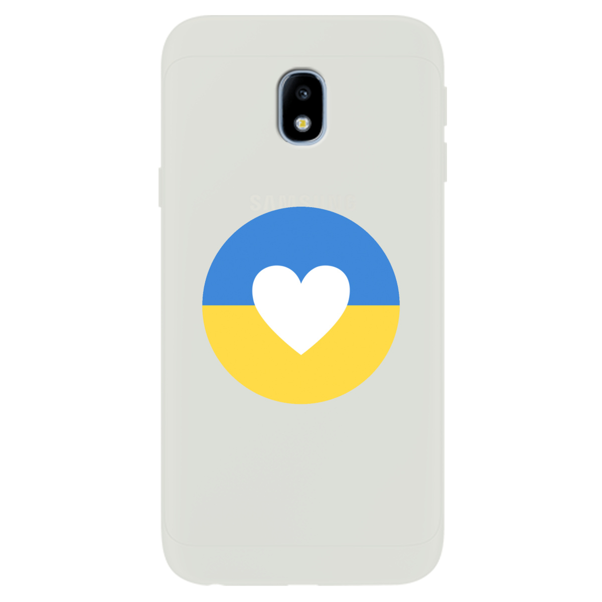 Чохол для Samsung Galaxy J3 2017 напівпрозорий матовий soft touch Кохана Україна - фото 1