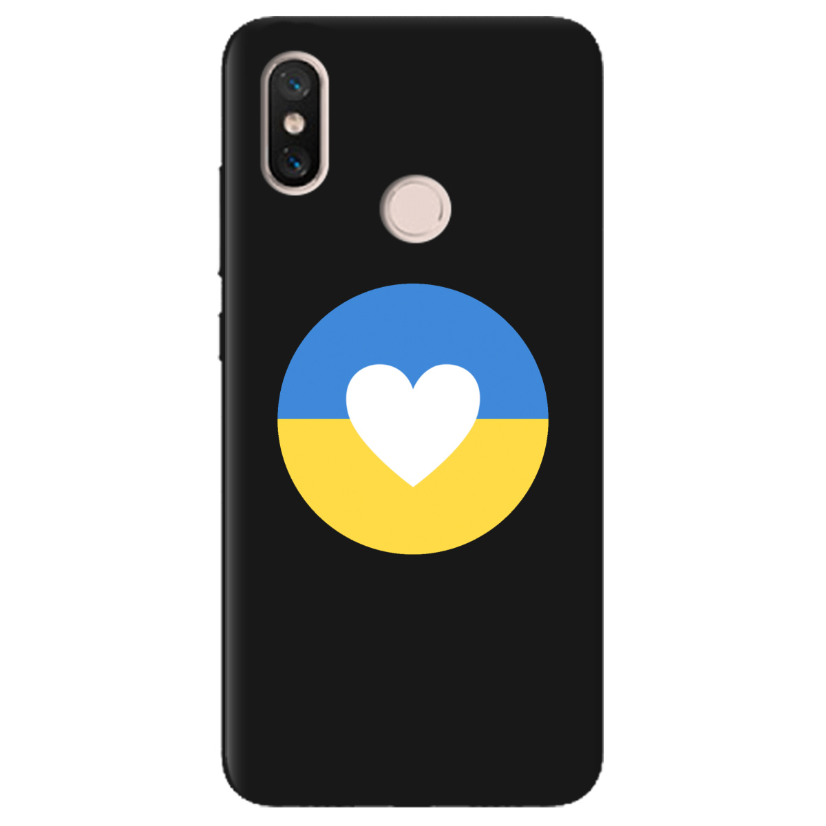 Чехол для Xiaomi Mi 8 SE черный матовый soft touch Кохана Україна - фото 1