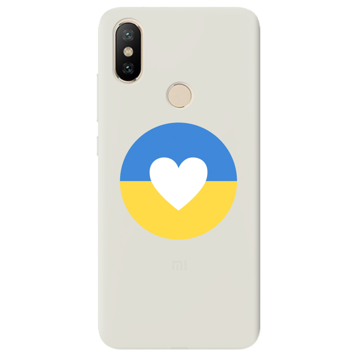 Чехол для Xiaomi Mi A2 Mi 6X полупрозрачный матовый soft touch Кохана Україна - фото 1