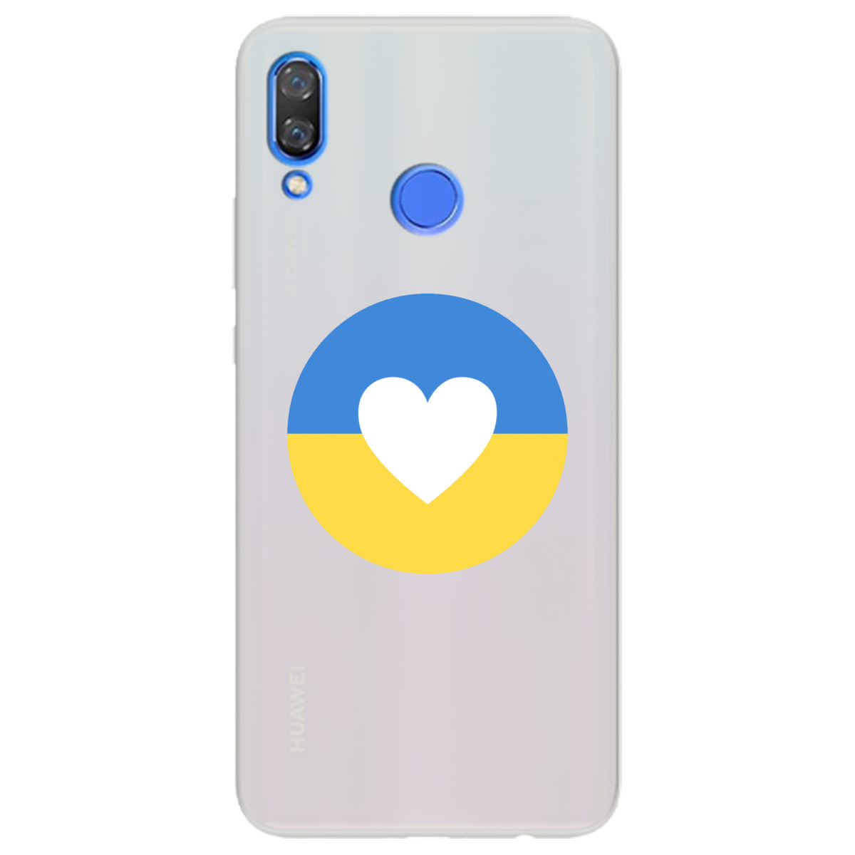 Чохол для Huawei Nova 3 напівпрозорий матовий soft touch Кохана Україна - фото 1