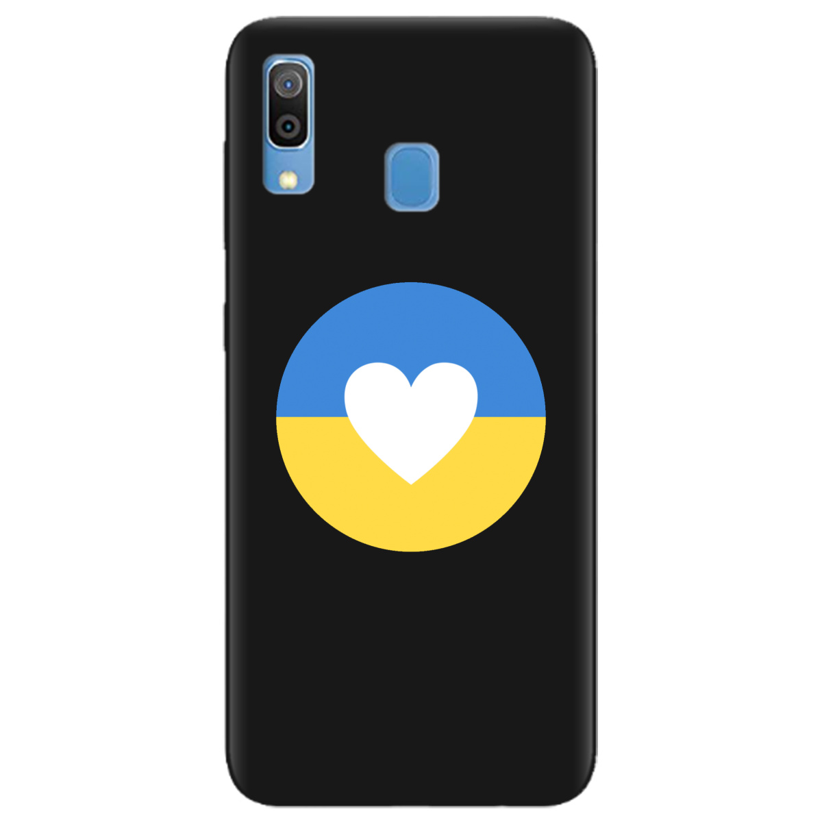 Чехол для Samsung Galaxy A30 черный матовый soft touch Кохана Україна - фото 1