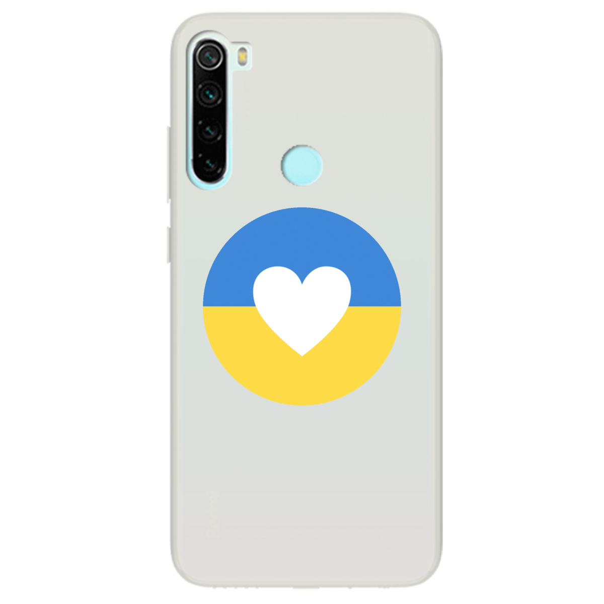 Чехол для Xiaomi Redmi Note 8 полупрозрачный матовый soft touch Кохана Україна - фото 1