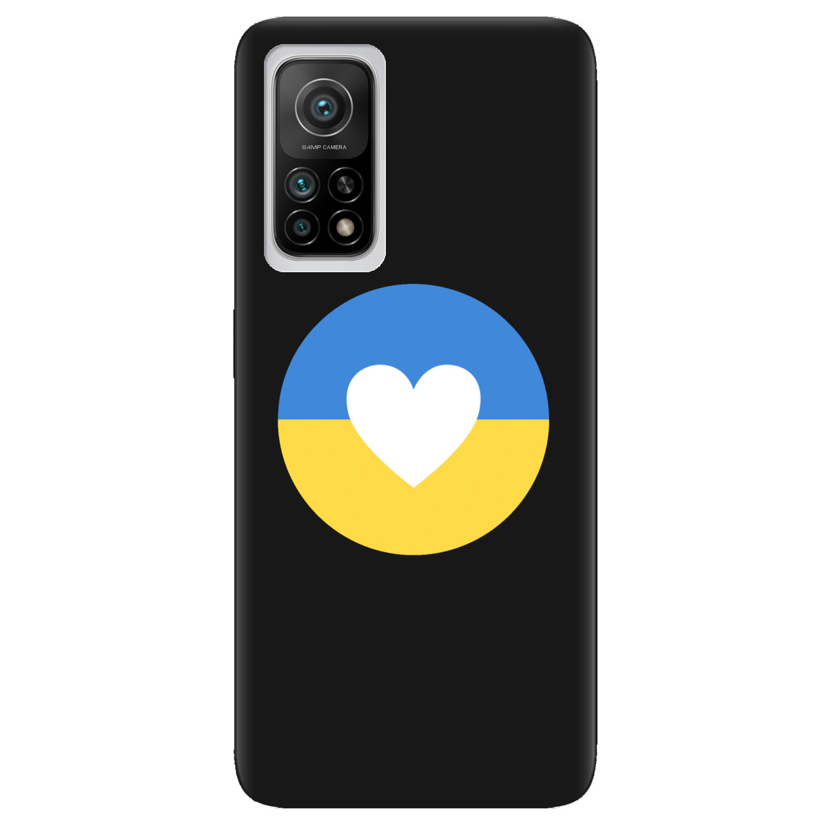 Чехол для Xiaomi Mi 10T/ Mi 10T Pro черный матовый soft touch Кохана Україна - фото 1