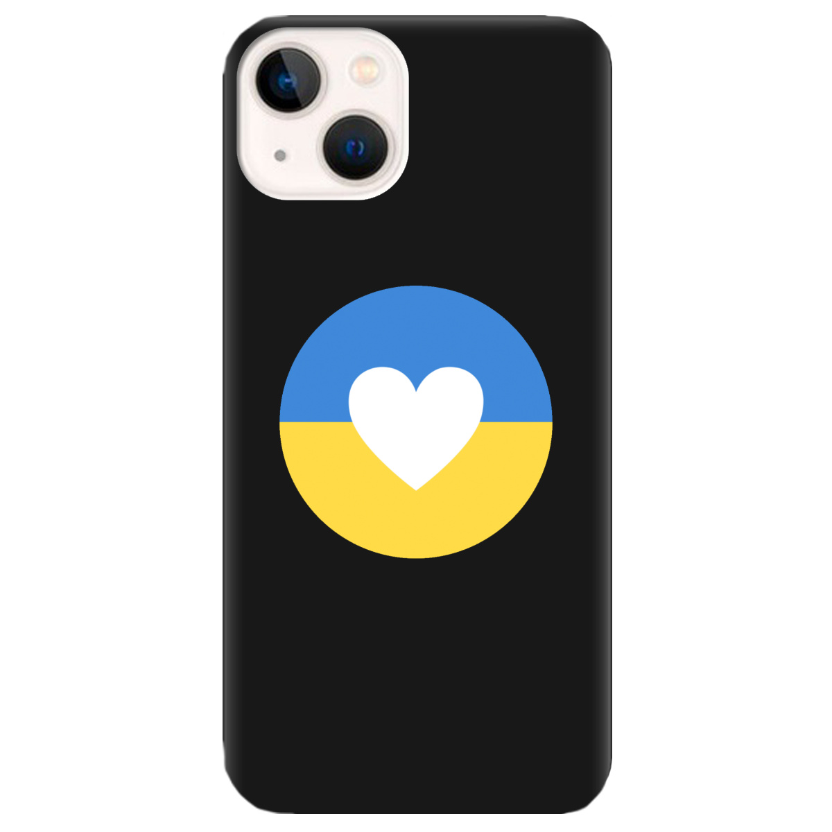 Чехол для Apple iPhone 13 Mini черный матовый soft touch Кохана Україна - фото 1