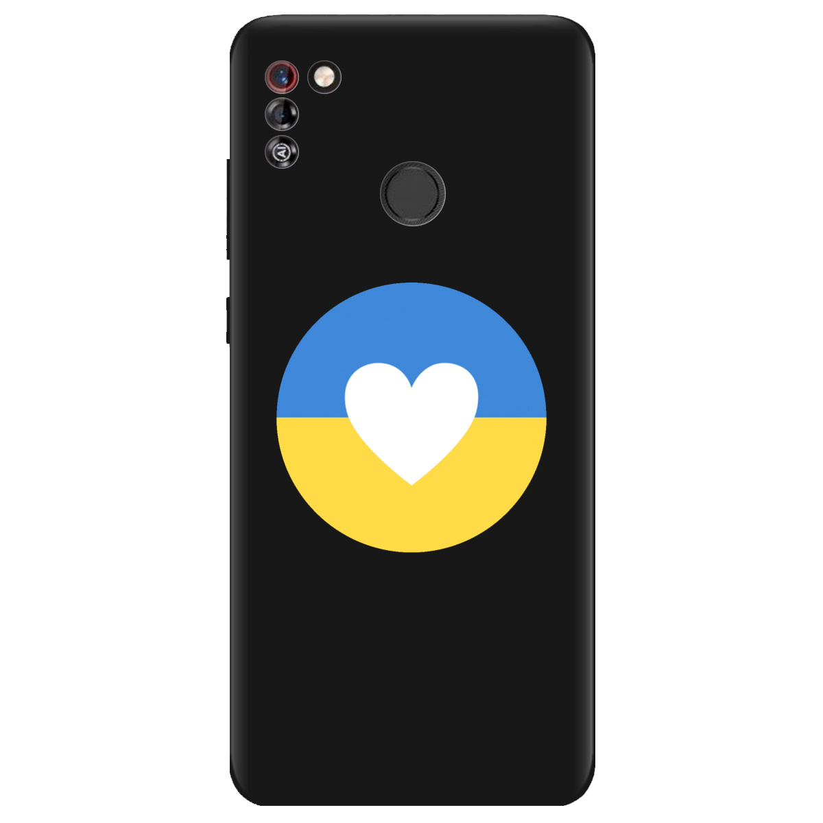 Чехол для Tecno Pop 4 Pro черный матовый soft touch Кохана Україна - фото 1