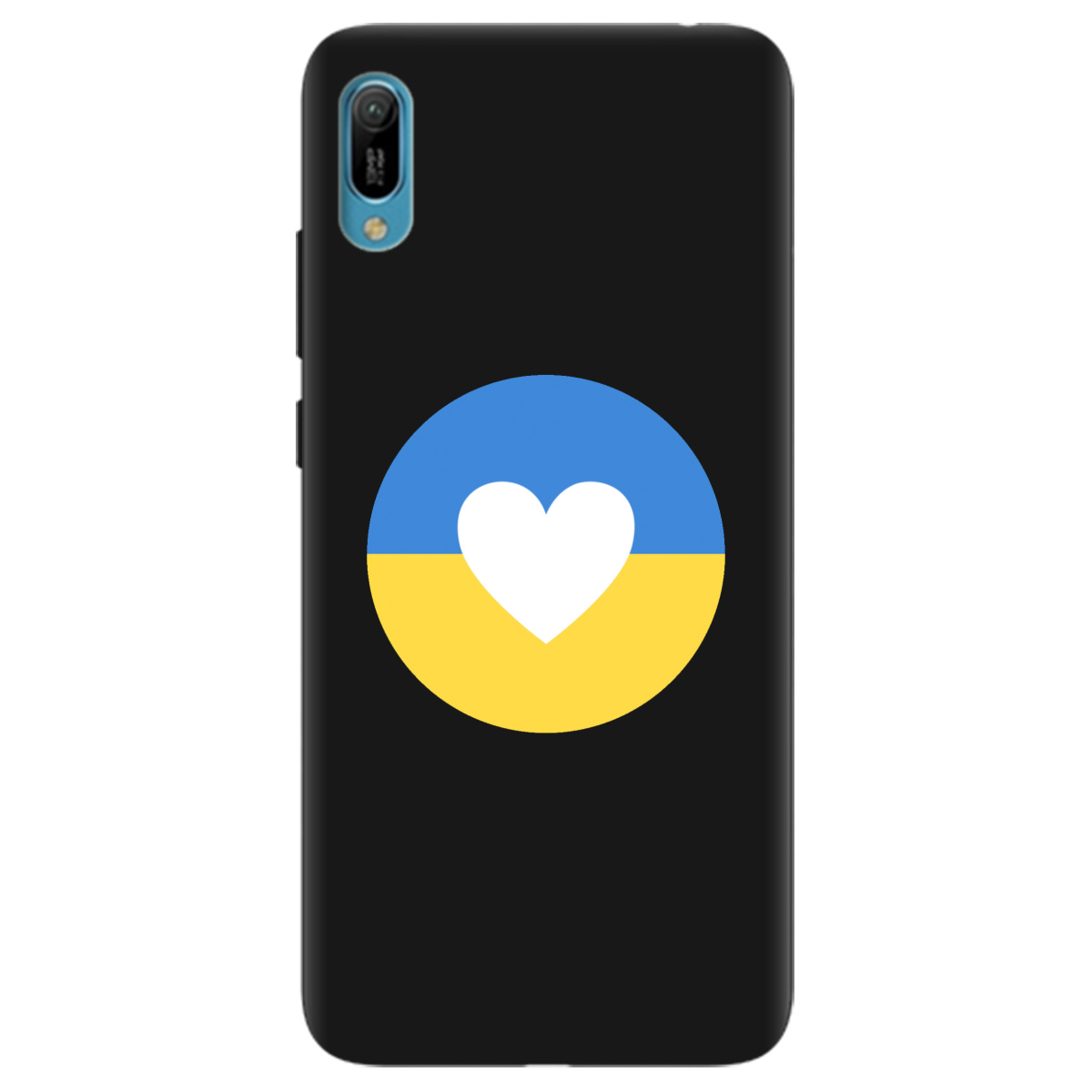 Чохол для Huawei Y6 2019 чорний матовий soft touch Кохана Україна - фото 1