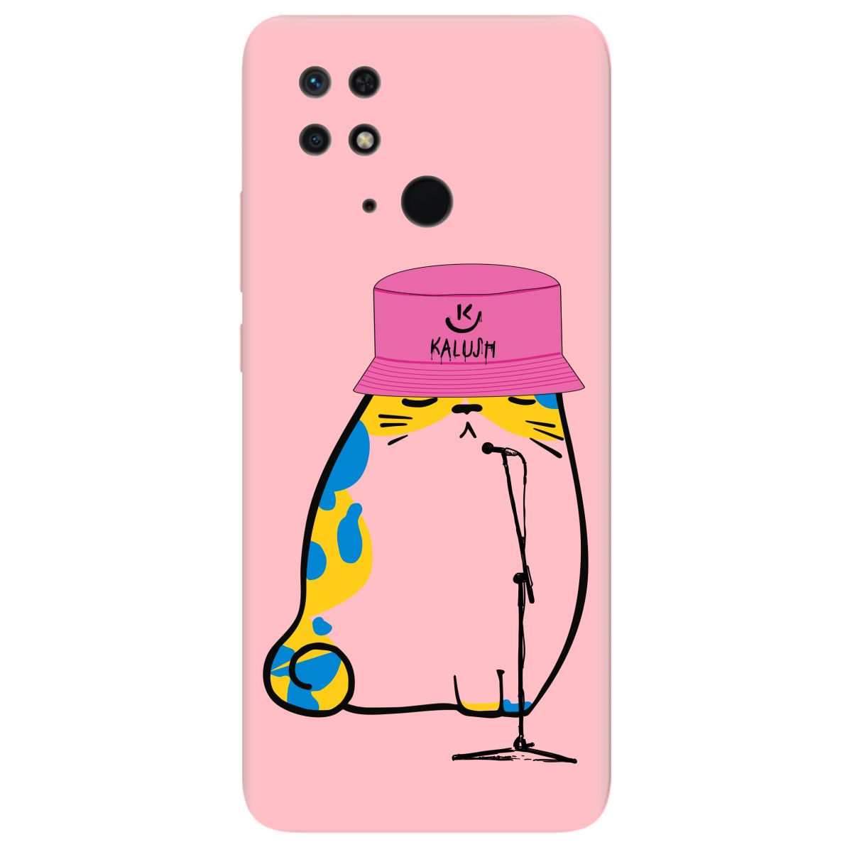 Чохол для Xiaomi Redmi 10C ніжно-рожевий матовий soft touch Kalush - фото 1