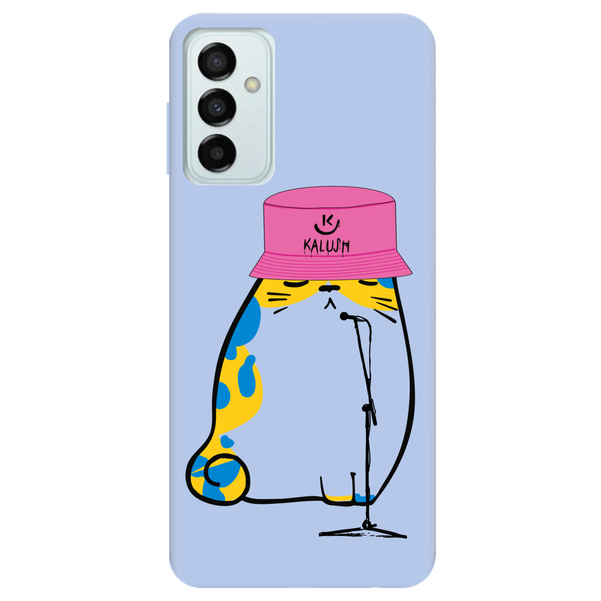 Чехол для Samsung Galaxy M23 5G нежно-голубой матовый soft touch Kalush - фото 1