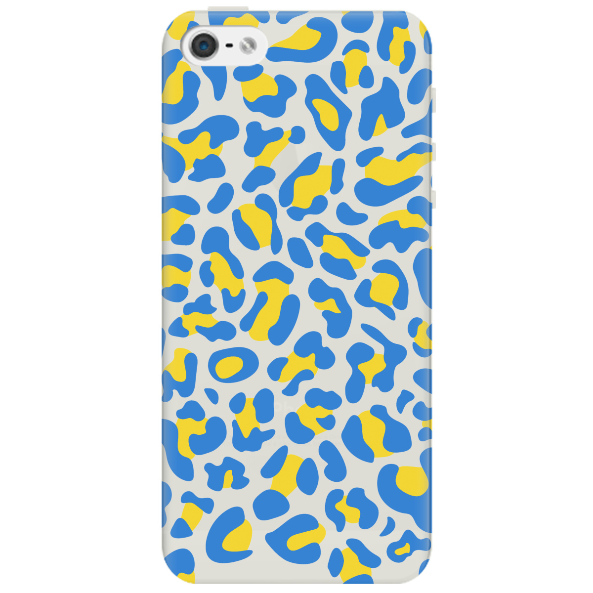Чехол для Apple iPhone 5 / 5S полупрозрачный матовый soft touch LeopardUA - фото 1