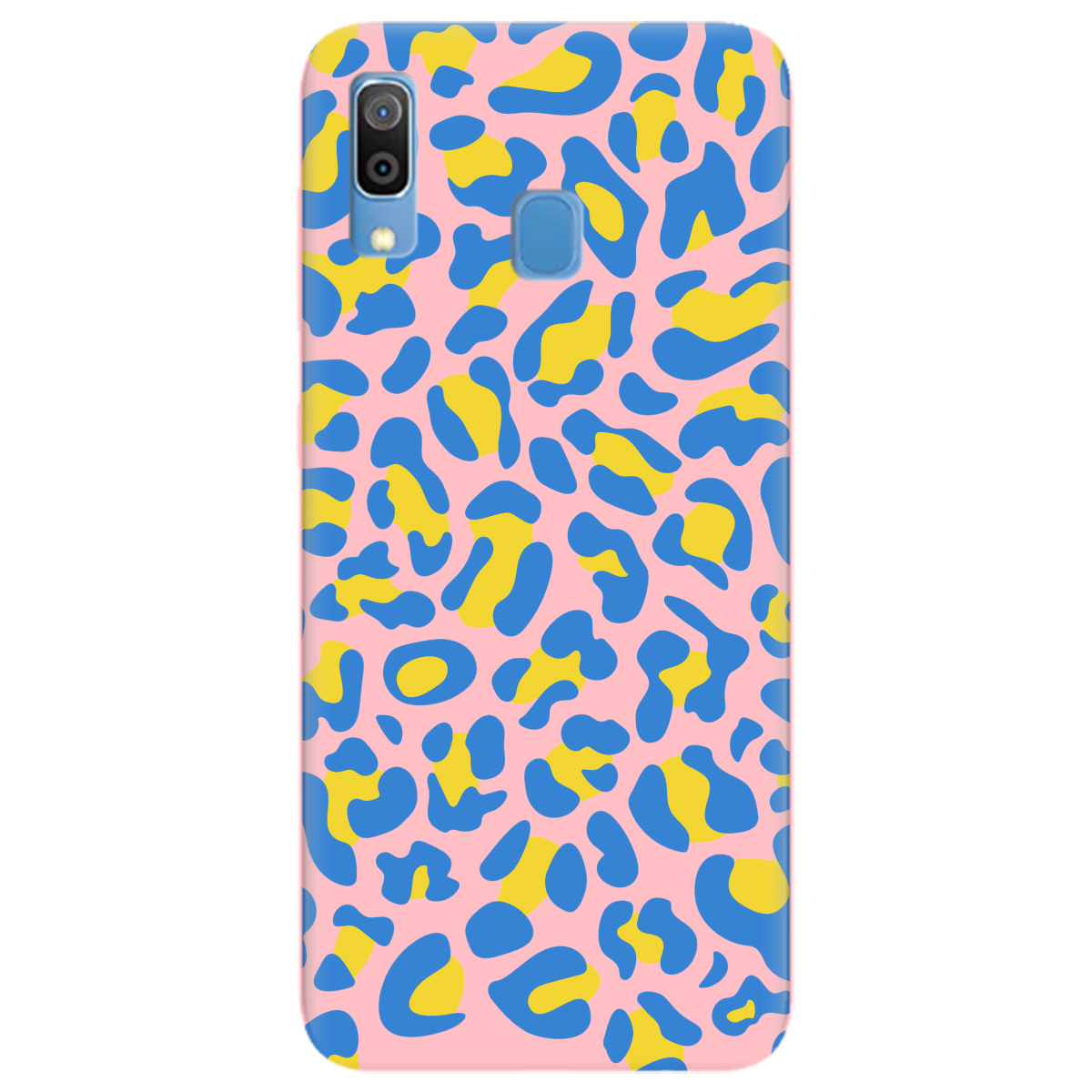 Чехол для Samsung Galaxy A20 нежно-розовый матовый soft touch LeopardUA - фото 1