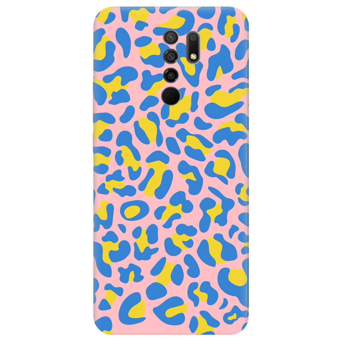 Чехол для Xiaomi Redmi 9 нежно-розовый матовый soft touch LeopardUA - фото 1