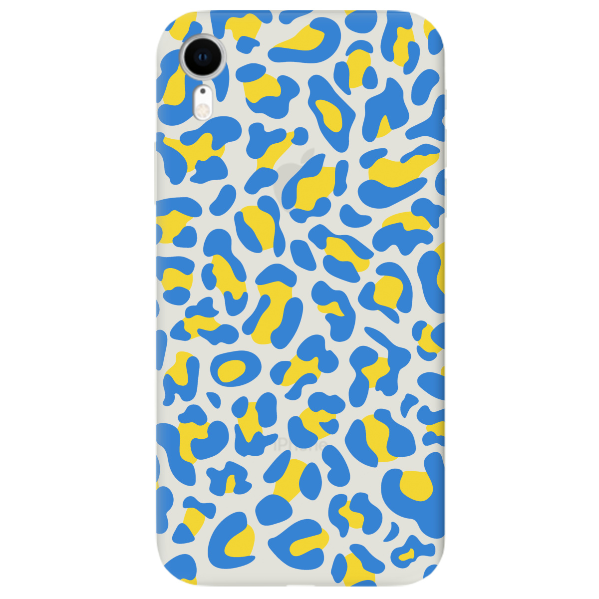 Чехол для Apple iPhone XR полупрозрачный матовый soft touch LeopardUA - фото 1