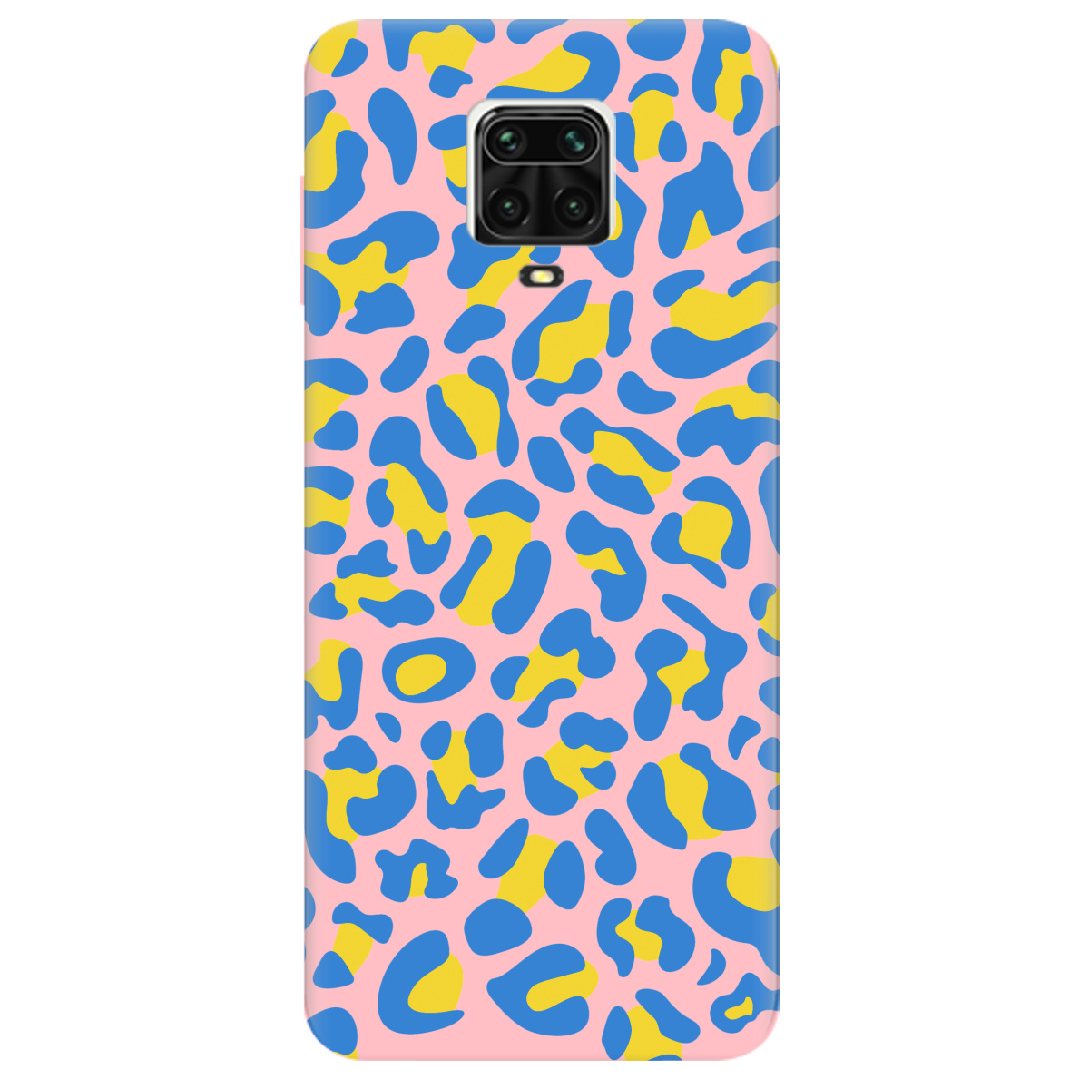 Чехол для Xiaomi Redmi Note 9 Pro Max нежно-розовый матовый soft touch LeopardUA - фото 1