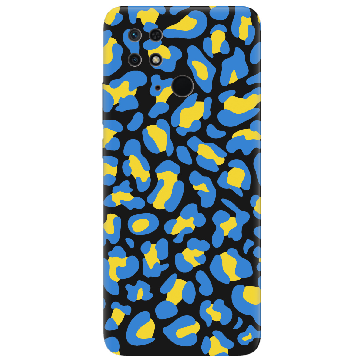 Чохол для Xiaomi Redmi 10C чорний матовий soft touch LeopardUA - фото 1