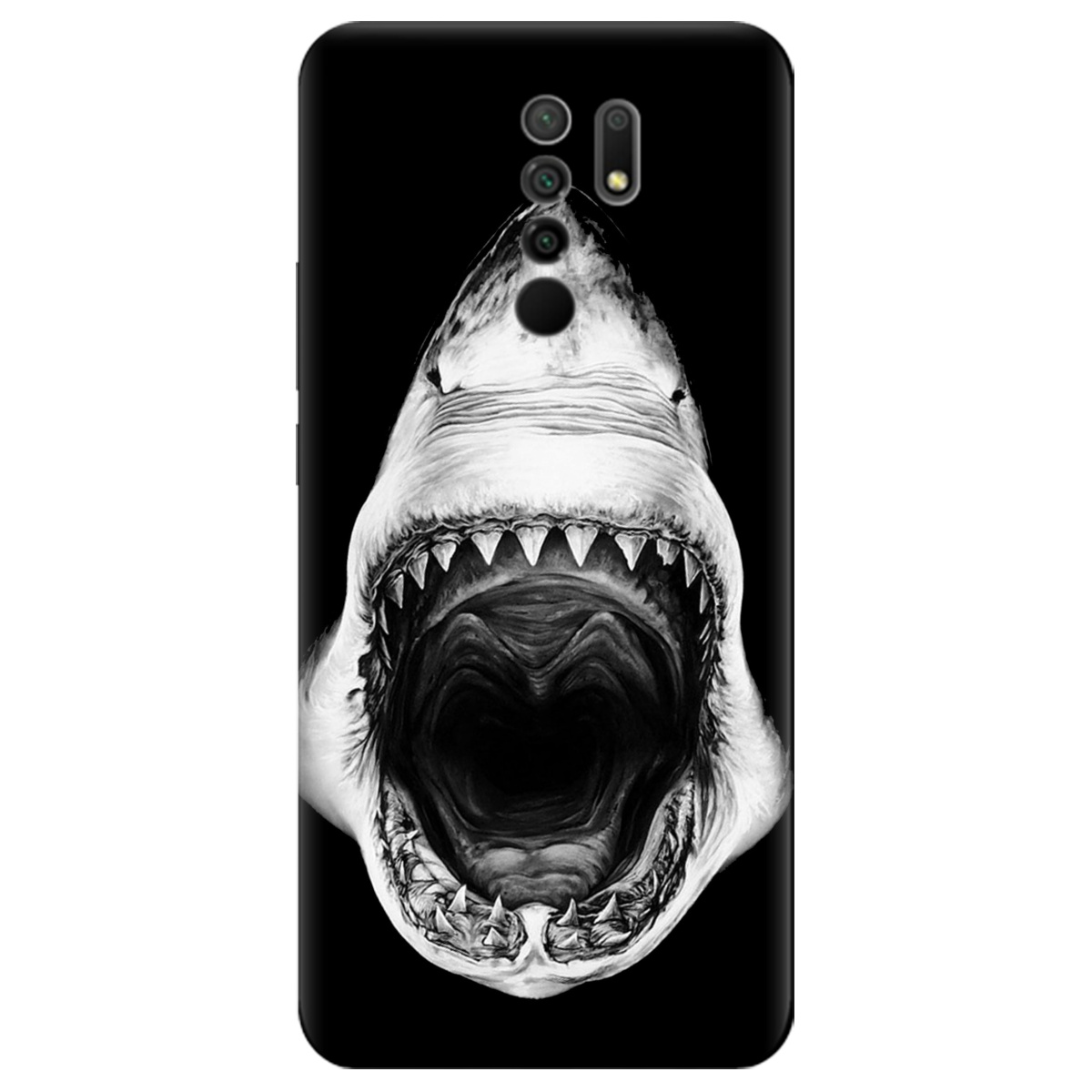 Чехол для Xiaomi Redmi 9 Dark shark - фото 1