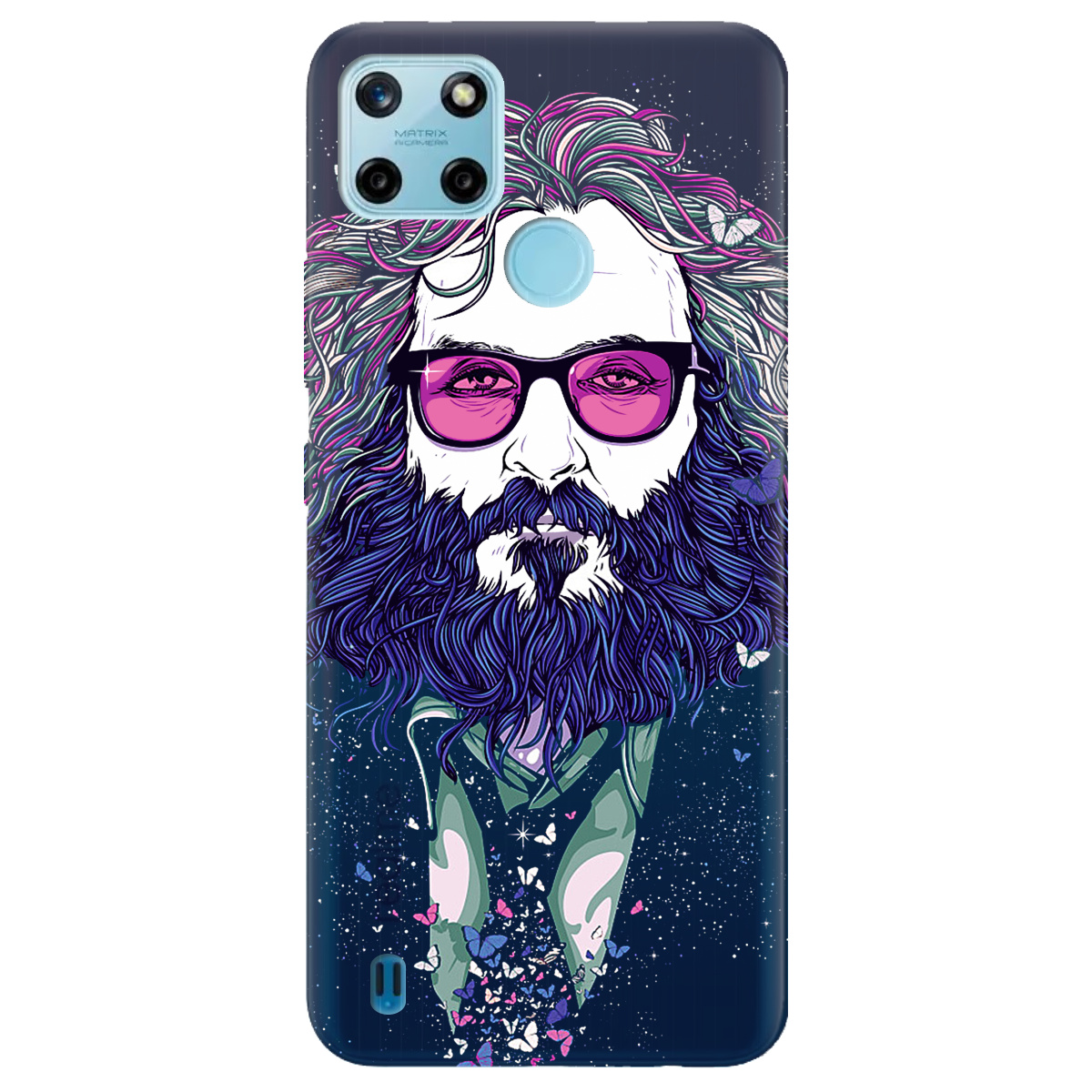 Чохол для Realme С25Y Blue Beard - фото 1