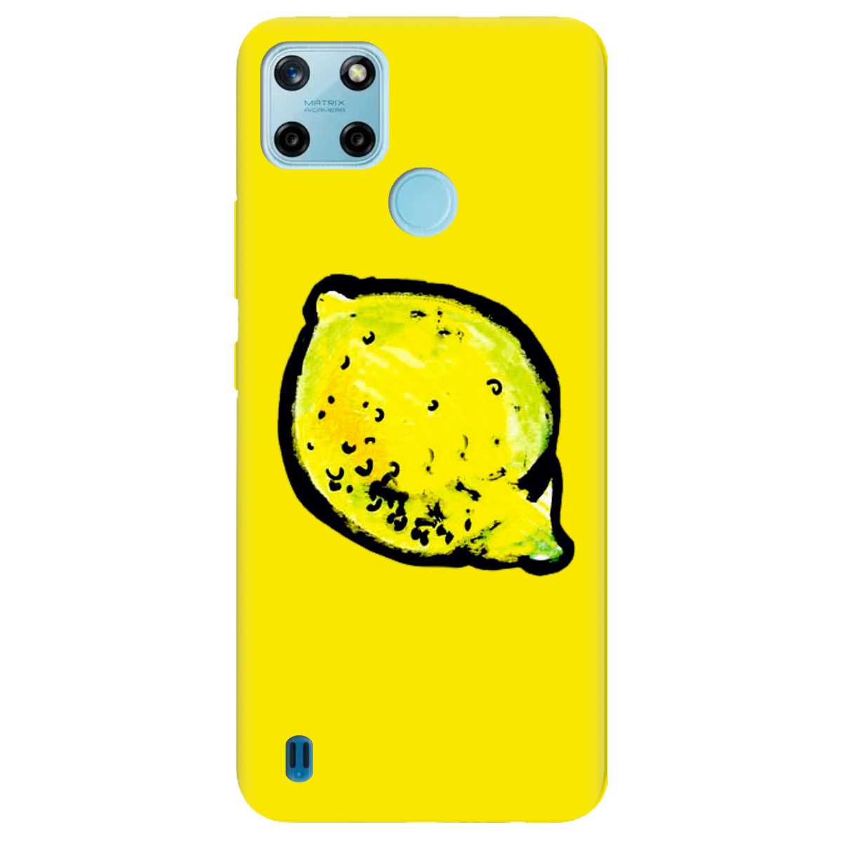 Чехол для Realme С25Y lemon - фото 1