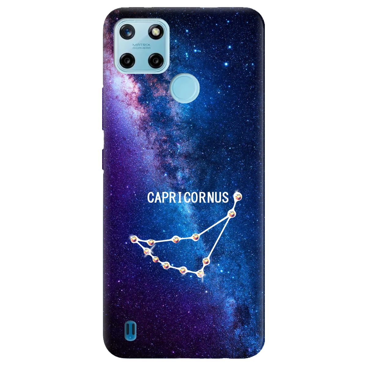 Чехол для Realme С25Y Capriconus (Козерог) со сразами - фото 1