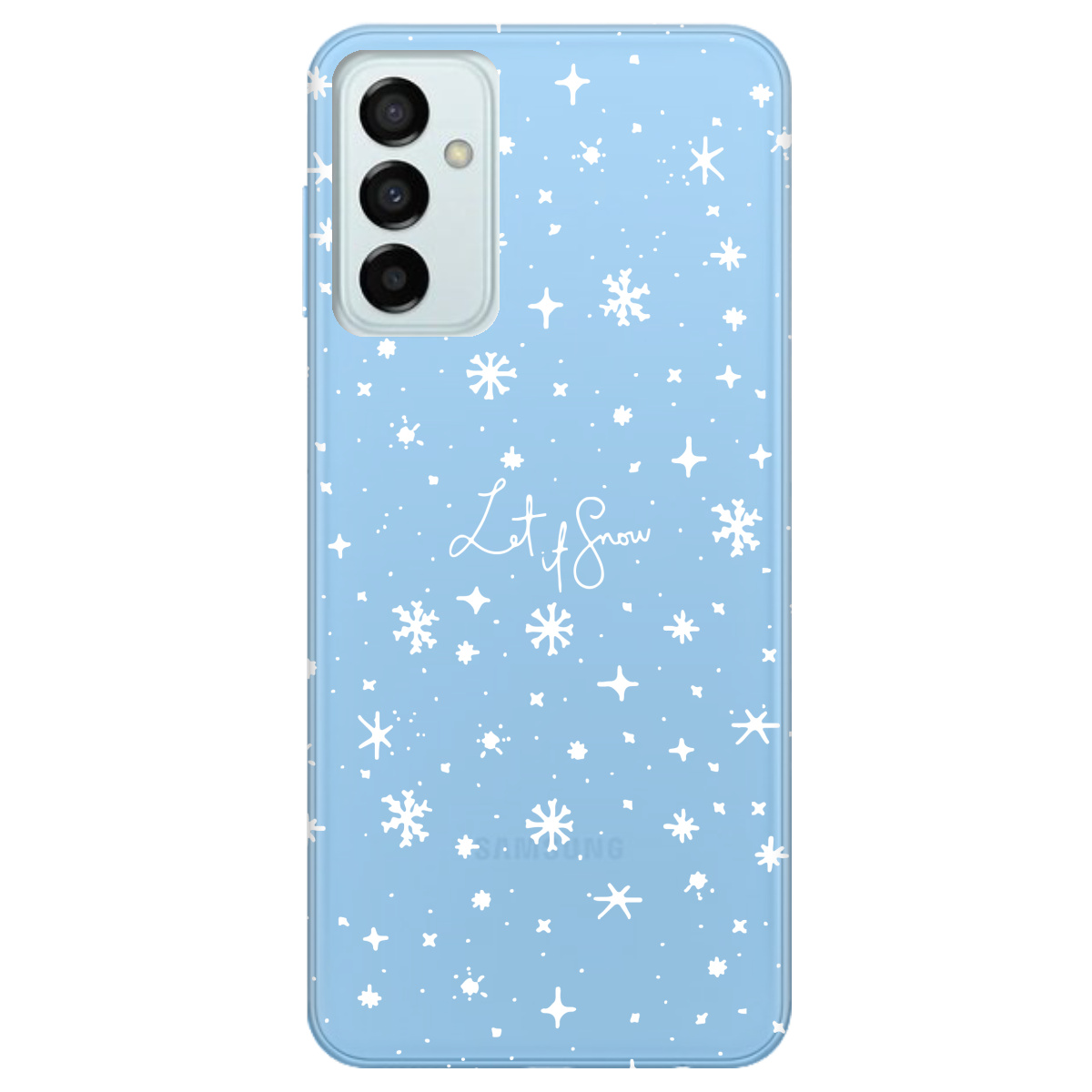 Чехол для Samsung Galaxy M13 4G Let it snow - фото 1