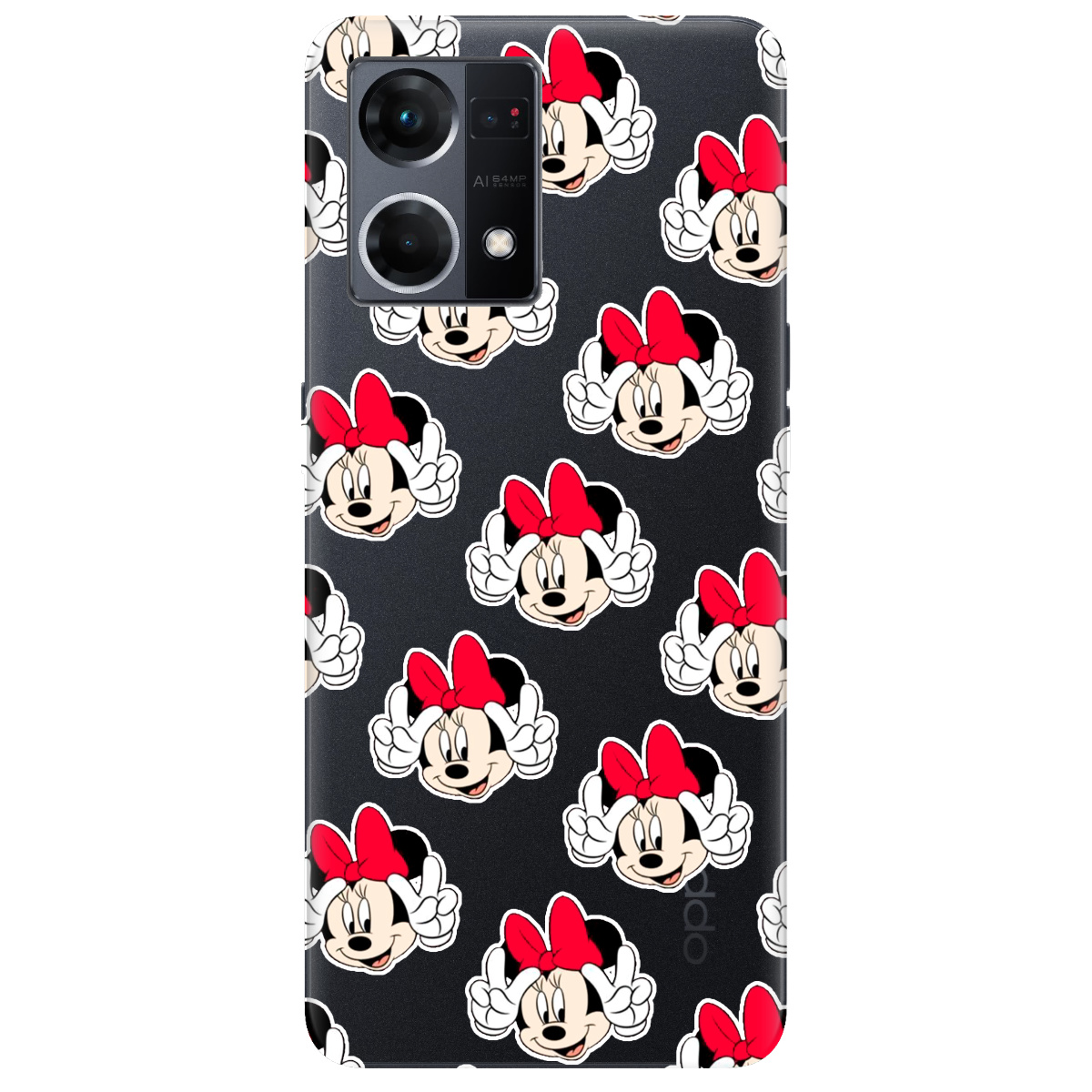 Чехол для Oppo Reno  7 4G Minnie Mouse - фото 1