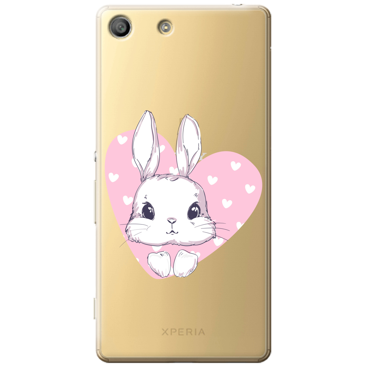 Чехол для SONY Xperia M5 / M5 Dual Cute bunny - фото 1
