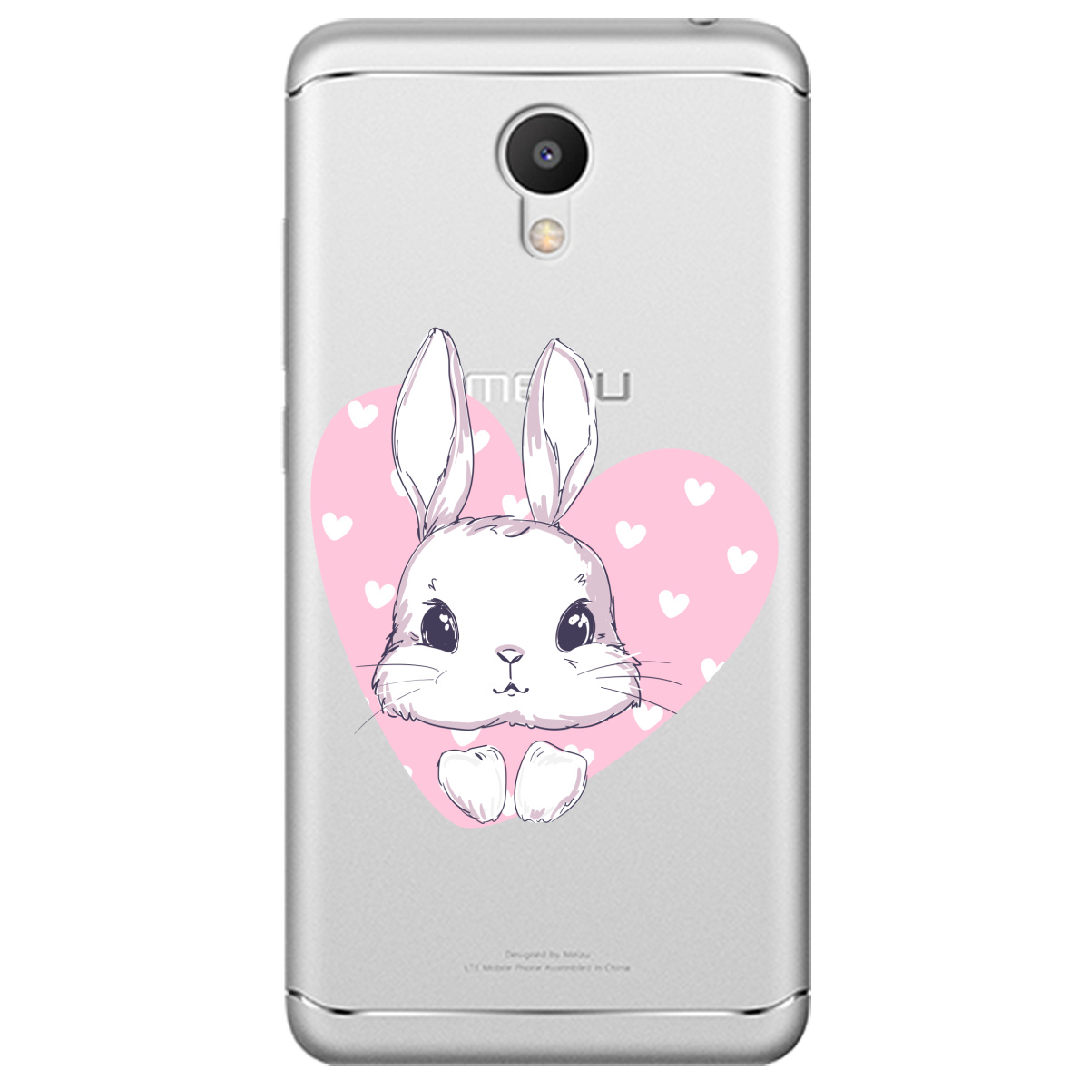 Чехол для Meizu M6 Cute bunny - фото 1