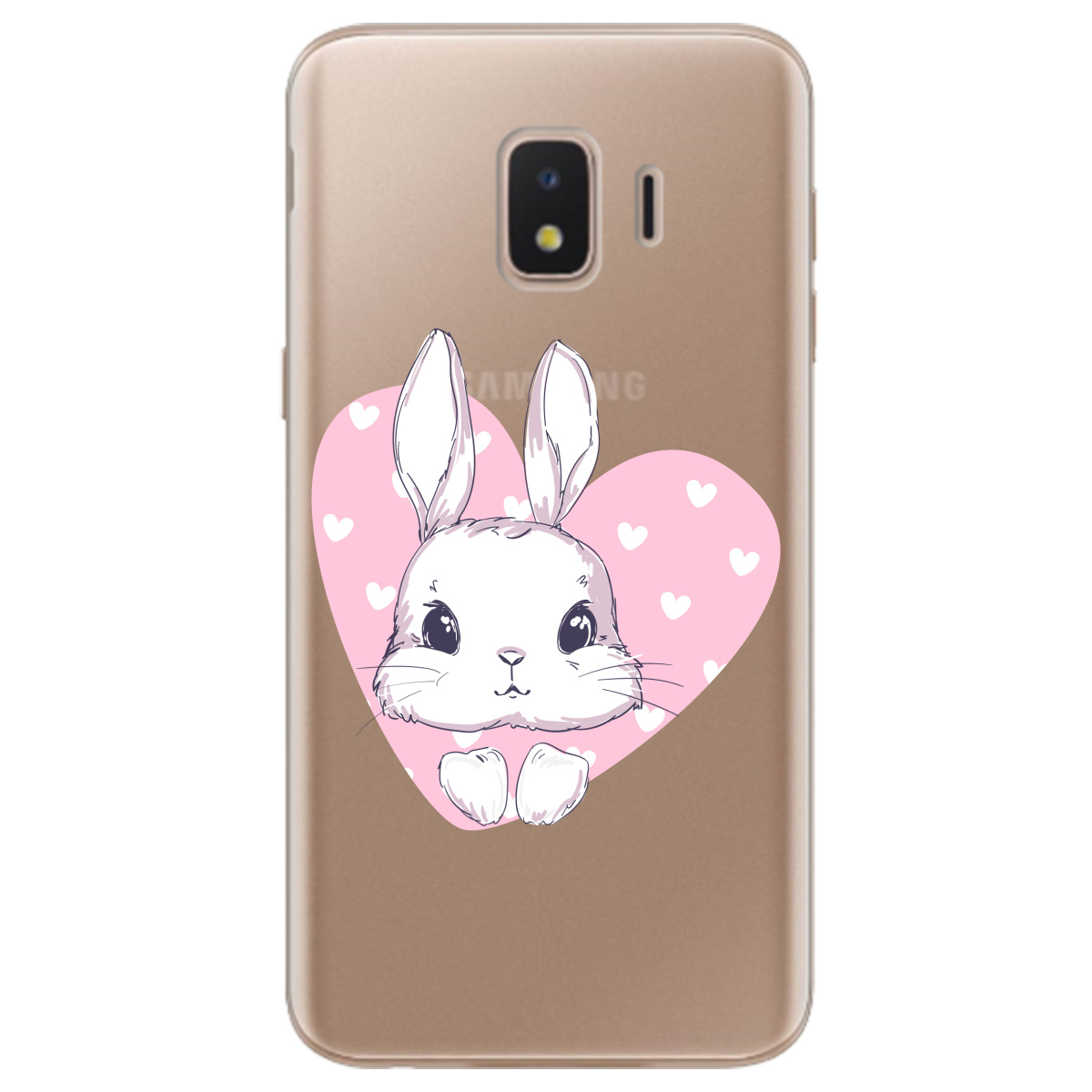 Чехол для Samsung Galaxy J2 Core 2018 Cute bunny - фото 1