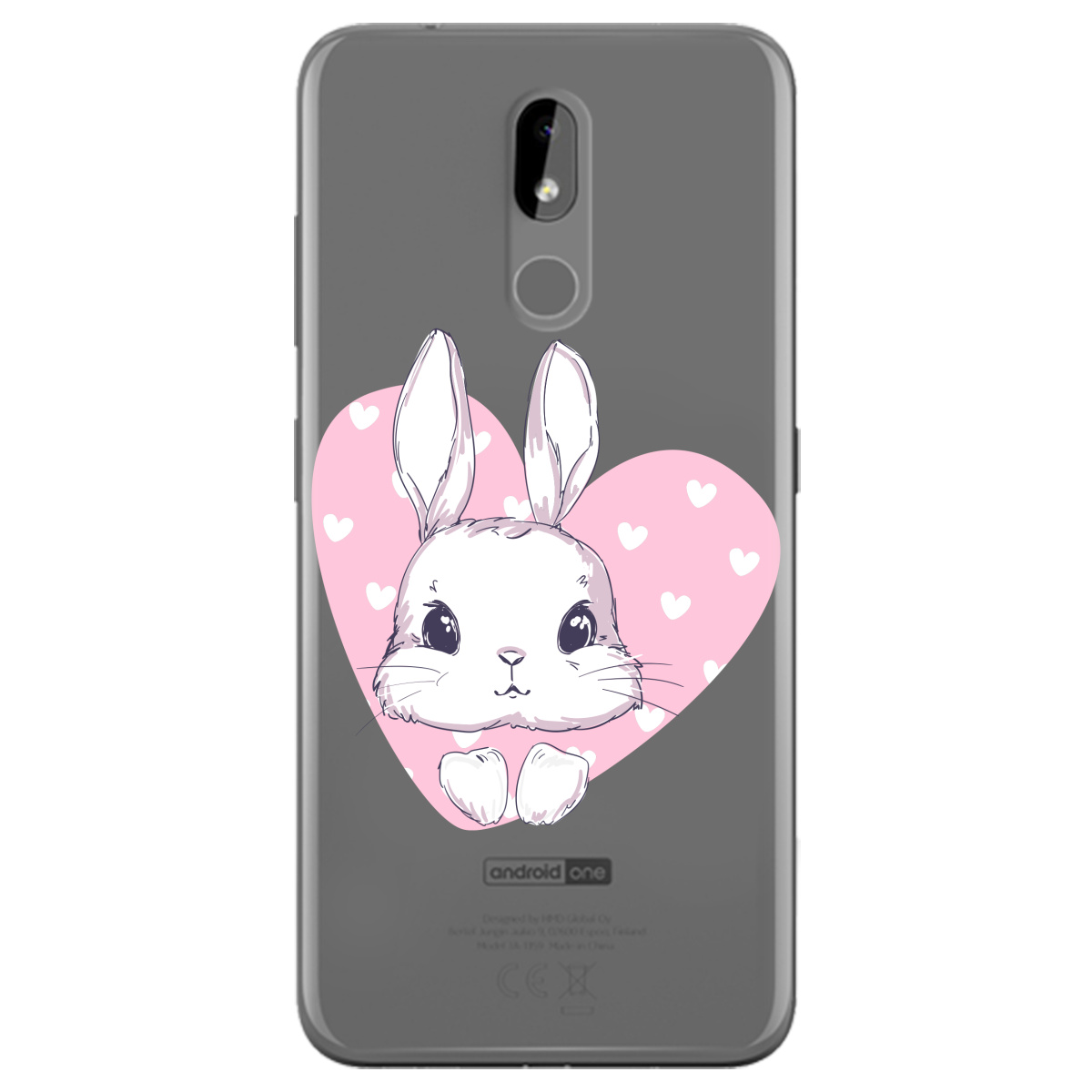 Чехол для Nokia 3.2 Cute bunny - фото 1