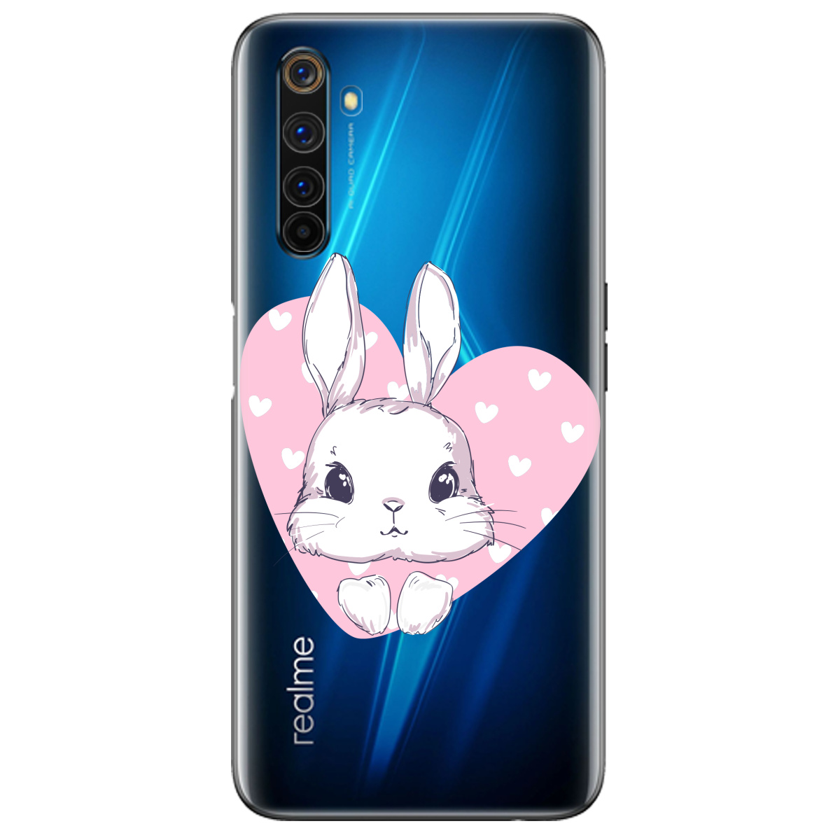 Чехол для Realme 6 Pro Cute bunny - фото 1