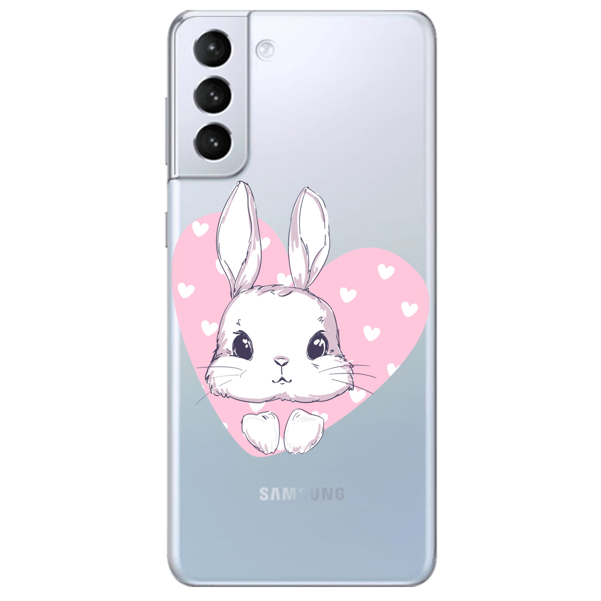 Чохол для Samsung Galaxy S21 Cute bunny - фото 1