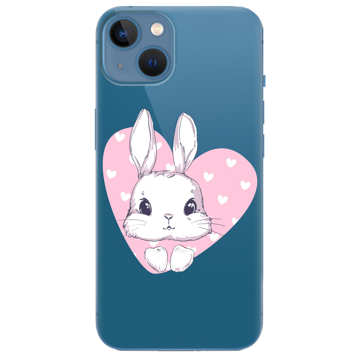 Чехол для Apple iPhone 13 Cute bunny - фото 1