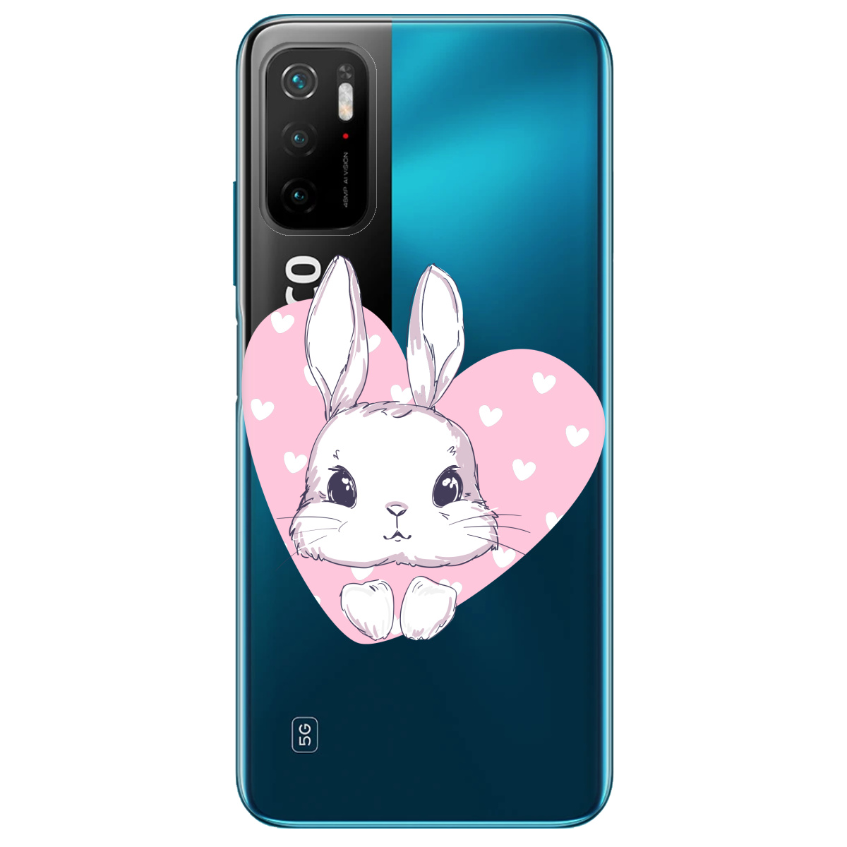 Чехол для Xiaomi Redmi Note 10 5G Cute bunny - фото 1