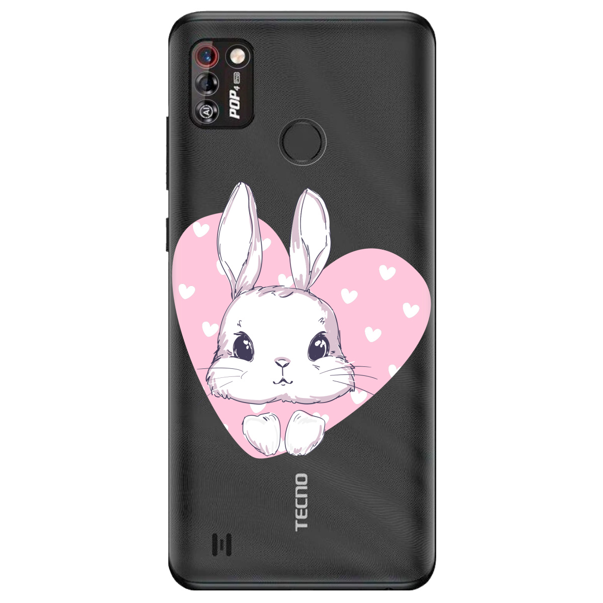Чехол для Tecno Pop 4 Pro Cute bunny - фото 1