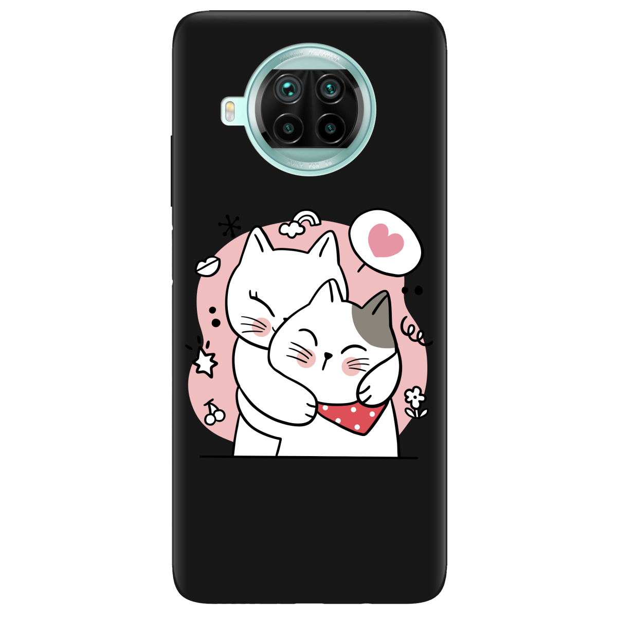 Чохол для Xiaomi Mi 10T Lite чорний матовий soft touch Embrace - фото 1