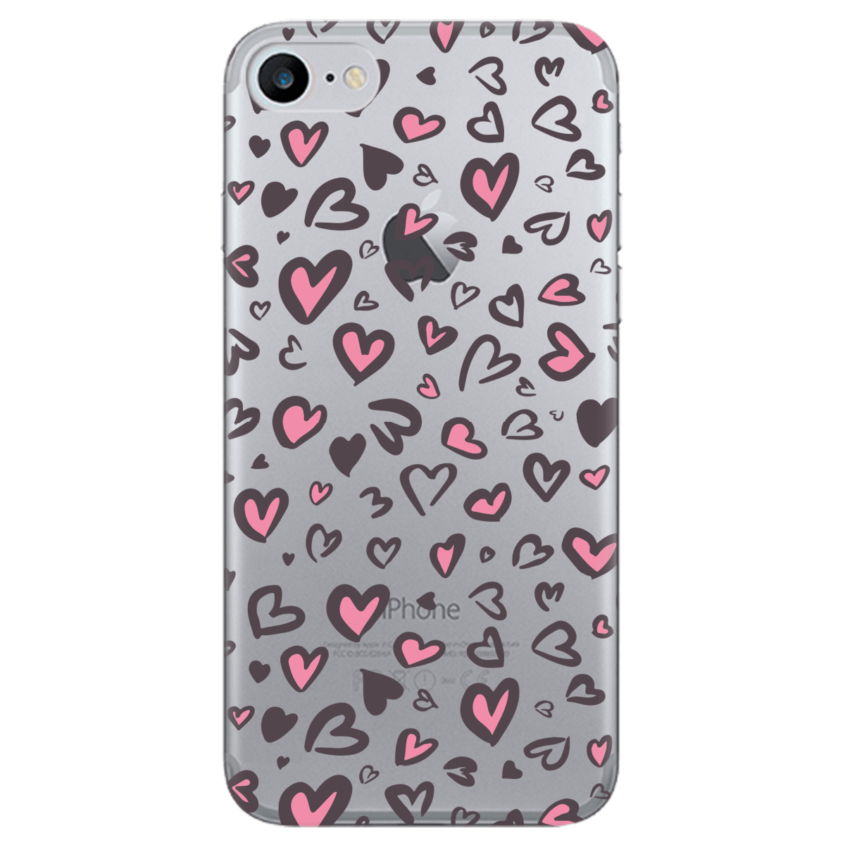 Чехол для Apple iPhone 7 Leopard in love - фото 1