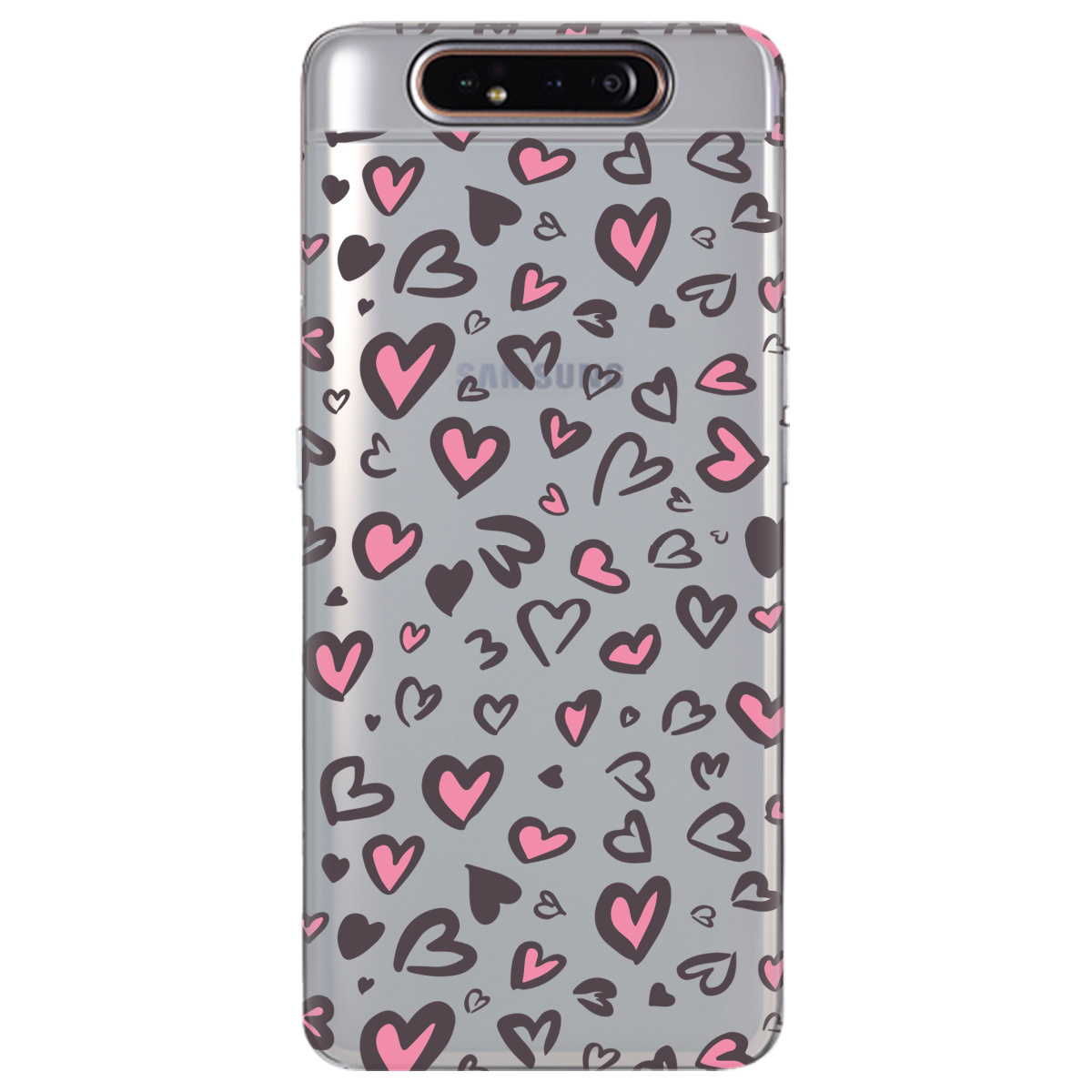 Чехол для Samsung Galaxy A80 Leopard in love - фото 1