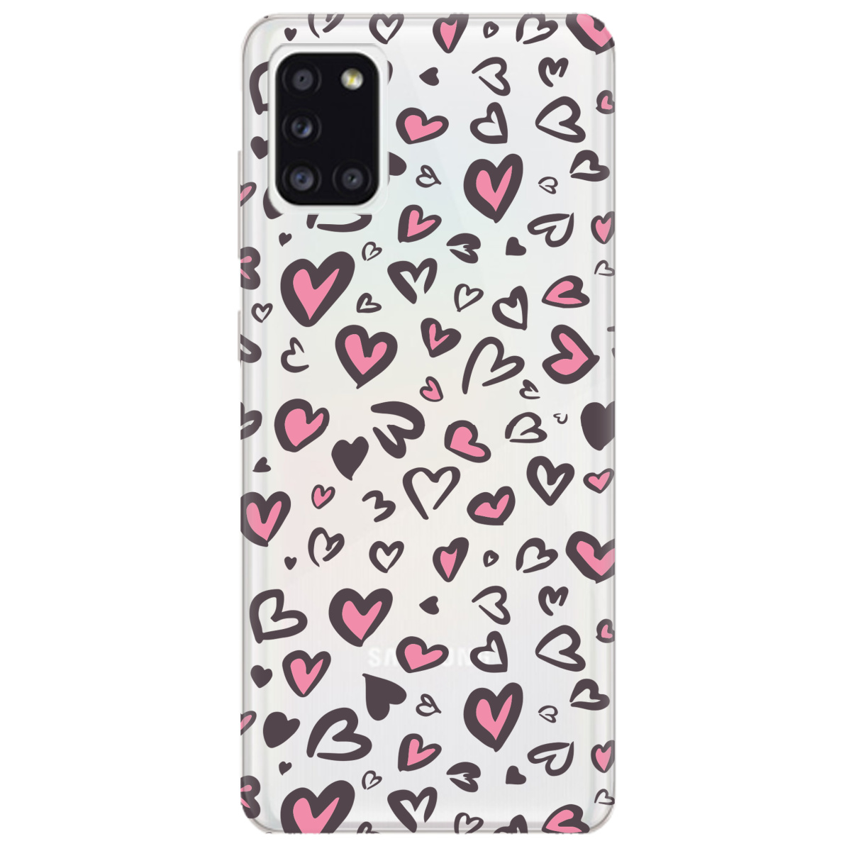 Чехол для Samsung Galaxy A31 Leopard in love - фото 1